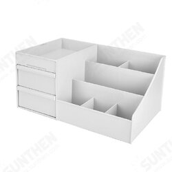 Plastic Desktop Organizer Makeup Cosmetic Storage Box Case Stationery Pen Holder Home Decorations Plastic Desktop Organizer Makeup Cosmetic Storage Box Case Stationery Pen Holder Home Decorations