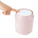 Plastic Small Waste Bin Cute Mini Trash Can Desktop Trash Basket Table Home Office Trash Can Dustbin Sundries Barrel Box