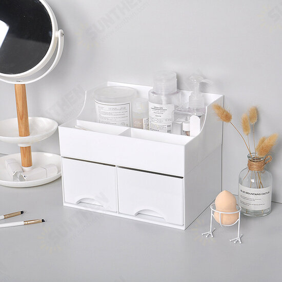 Removable Cosmetics Storage Box Makeup Organizer Drawer Desktop Stationery Storage Box Nail Polish Lipstick Storage Box Jewelry Case