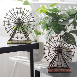 Retro Metal The London Eye Ferris Wheel Ornament England Building Home Office Creative Desktop Decorations Model Souvenirs Gifts Retro Metal The London Eye Ferris Wheel Ornament England Building Home Office Creative Desktop Decorations Model Souvenirs Gifts