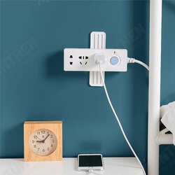 Row And Insert Holder Punch-free Wall-mounted Storage Without Traces Socket Paste Wall Sticke Hanging Patch Panel Holder Row And Insert Holder Punch-free Wall-mounted Storage Without Traces Socket Paste Wall Sticke Hanging Patch Panel Holder