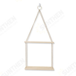 Single/Double/Three Layer Wall Storage Rack Flower Stand Wall Decoration Sling Twine Shelf Single/Double/Three Layer Wall Storage Rack Flower Stand Wall Decoration Sling Twine Shelf