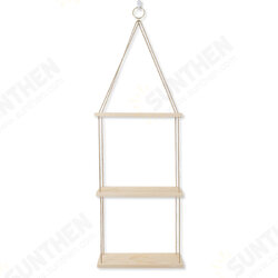 Single/Double/Three Layer Wall Storage Rack Flower Stand Wall Decoration Sling Twine Shelf Single/Double/Three Layer Wall Storage Rack Flower Stand Wall Decoration Sling Twine Shelf