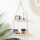 Single/Double/Three Layer Wall Storage Rack Flower Stand Wall Decoration Sling Twine Shelf