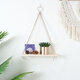 Single/Double/Three Layer Wall Storage Rack Flower Stand Wall Decoration Sling Twine Shelf