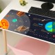 Space Game Mouse Pad Large Size Desktop Game Thickened Locked Edge Anti-slip Rubber Mouse Mat Desk Mat For Home Office