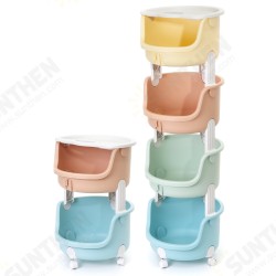 Toy Storage Rack Bedroom Movable Rack Floor Multi-Layer Cart Snack Box home Living Room Bookshelf for Home Supplies Toy Storage Rack Bedroom Movable Rack Floor Multi-Layer Cart Snack Box home Living Room Bookshelf for Home Supplies