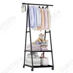 Triangle Coat Wheel Rack Removable Stainless Steel Clothes Hanging Hanger Triangle Coat Wheel Rack Removable Stainless Steel Clothes Hanging Hanger