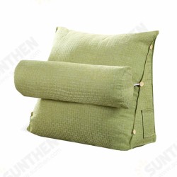 Triangle Wedge Pillow, Cotton and Linen Reading Backrest Cushion Bed Backrest Positioning Back Support Pillow Office Waist Back Cushion for Bed Sofa Triangle Wedge Pillow, Cotton and Linen Reading Backrest Cushion Bed Backrest Positioning Back Support Pillow Office Waist Back Cushion for Bed Sofa