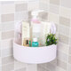 Triangular Bathroom Shelf Wall Hanging Bathroom Suction Cup Corner Rack Shelf Storage Rack