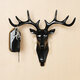 Vintage Deer Horns Wall Mounted Floating Shelves Rack Wall Hook Stand Wall Decoration for Hanging Clothes Hat Scarf Key Vintage Deer Horns Wall Mounted Floating Shelves Rack Wall Hook Stand Wall Decoration for Hanging Clothes Hat Scarf Key