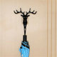 Vintage Deer Horns Wall Mounted Floating Shelves Rack Wall Hook Stand Wall Decoration for Hanging Clothes Hat Scarf Key Vintage Deer Horns Wall Mounted Floating Shelves Rack Wall Hook Stand Wall Decoration for Hanging Clothes Hat Scarf Key