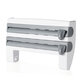 Wall-Mounted Refrigerator Cling Film Storage Rack Wrap Cutter Wall Hanging Towel Paper Holder Home Kitchen