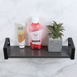 Wall-mounted Storage Shelf Punch-free Wrought Iron Living Room Kitchen Floating Rack Home Office Decor Wall-mounted Storage Shelf Punch-free Wrought Iron Living Room Kitchen Floating Rack Home Office Decor