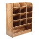 Wooden Desk Organizer Multi-Functional DIY Pen Holder Box Desktop stationery Home Office Supply Storage Rack