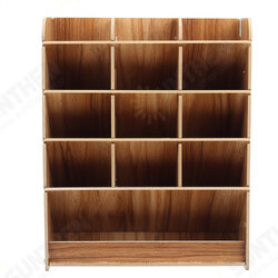 Wooden Desk Organizer Multi-Functional DIY Pen Holder Box Desktop stationery Home Office Supply Storage Rack Wooden Desk Organizer Multi-Functional DIY Pen Holder Box Desktop stationery Home Office Supply Storage Rack