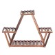 Wooden Outdoor Plant Pot Stand Flower Display Shelf Home Garden Indoor Flower Pot Stand Rack