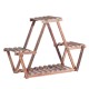 Wooden Outdoor Plant Pot Stand Flower Display Shelf Home Garden Indoor Flower Pot Stand Rack