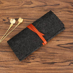 Wool Felt Pencil Pen Case Multifunction Cosmetic Makeup Bag Large Capacity Pouch Purse Storage Bag Wool Felt Pencil Pen Case Multifunction Cosmetic Makeup Bag Large Capacity Pouch Purse Storage Bag