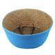 Woven Flower Basket Foldable Bamboo Storage Toy Dirty Clothes Basket Home House Supplies