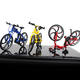 1:10 Mini Bike Model Openable Folding Mountain Bicycle Bend Racing Alloy Model Toys