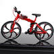 1:10 Mini Bike Model Openable Folding Mountain Bicycle Bend Racing Alloy Model Toys