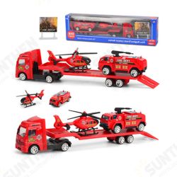 1:64 Mini Alloy Engineering Vehicle Sliding Trailer Child Car Diecast Model Toy 1:64 Mini Alloy Engineering Vehicle Sliding Trailer Child Car Diecast Model Toy