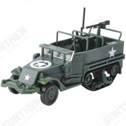 1:72 M3 DIY Assembly 4D Half Track Armored Diecast Vehicle Model for Kids Gift 1:72 M3 DIY Assembly 4D Half Track Armored Diecast Vehicle Model for Kids Gift