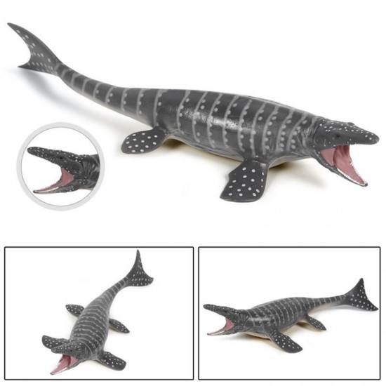 28*9.5*4.5cm Mosasaurus Dinosaur Model Simulation Animal Children's Toys