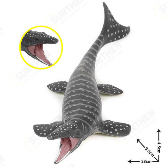 28*9.5*4.5cm Mosasaurus Dinosaur Model Simulation Animal Children's Toys