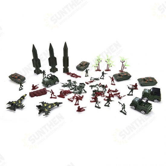 307PCS 4-9CM Military Soldier Army Men Figure Model Building Suit For Kids Children Gift Toys