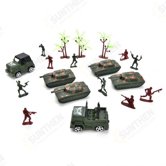 307PCS 4-9CM Military Soldier Army Men Figure Model Building Suit For Kids Children Gift Toys