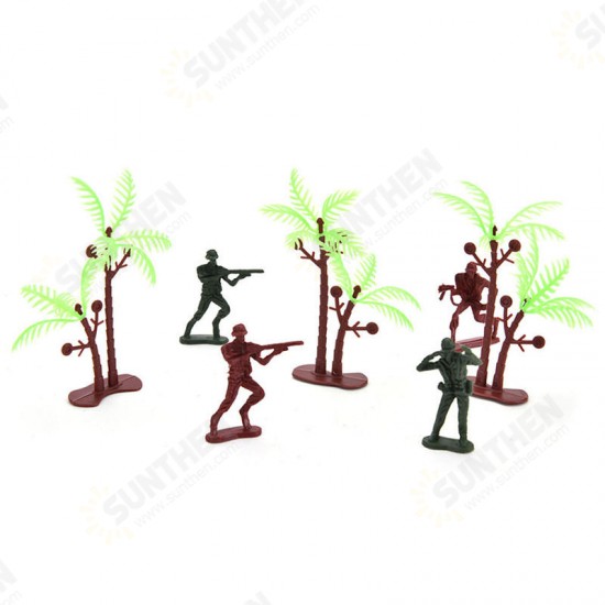 307PCS 4-9CM Military Soldier Army Men Figure Model Building Suit For Kids Children Gift Toys