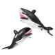 30cm White Shark Killer Whale Soft Model Toys Glue Material