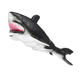 30cm White Shark Killer Whale Soft Model Toys Glue Material