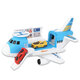 3/7 Pcs Simulation Track Inertia Aircraft Large Size Passenger Plane Kids Airliner Model Toy for Kids Birthdays Christmas Gift