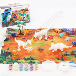 38Pcs Jungle Wildlife Animal Diecast Dinosaur Model Puzzle Drawing Early Education Set Toy for Kids Gift 38Pcs Jungle Wildlife Animal Diecast Dinosaur Model Puzzle Drawing Early Education Set Toy for Kids Gift