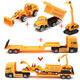 4in1 Kids Toy Recovery Vehicle Tow Truck Lorry Low Loader Diecast Model Toys Construction Xmas