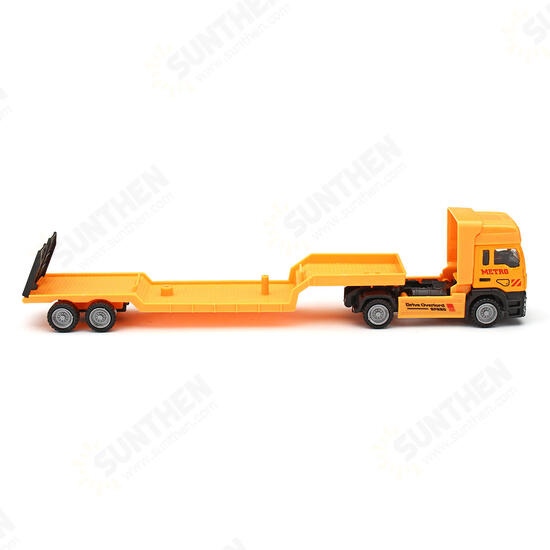 4in1 Kids Toy Recovery Vehicle Tow Truck Lorry Low Loader Diecast Model Toys Construction Xmas