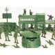 56PCS 5CM Military Soldiers Set Kit Figures Accessories Model For Kids Children Christmas Gift Toys