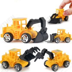 6 Pcs Mini Construction Vehicle Sliding Inertial Bulldozer Excavator Diecast Car Model Toy Set for Kids Birthday Gift 6 Pcs Mini Construction Vehicle Sliding Inertial Bulldozer Excavator Diecast Car Model Toy Set for Kids Birthday Gift