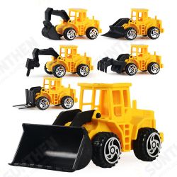6 Pcs Mini Construction Vehicle Sliding Inertial Bulldozer Excavator Diecast Car Model Toy Set for Kids Birthday Gift 6 Pcs Mini Construction Vehicle Sliding Inertial Bulldozer Excavator Diecast Car Model Toy Set for Kids Birthday Gift