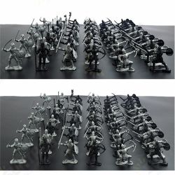 60PCS Sliver Black Mixing Static Model Toys For Kids Children Gift 60PCS Sliver Black Mixing Static Model Toys For Kids Children Gift