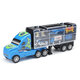 Alloy Trailer Container Car Storage Box Diecast Car Model Set Toy for Children's Gift