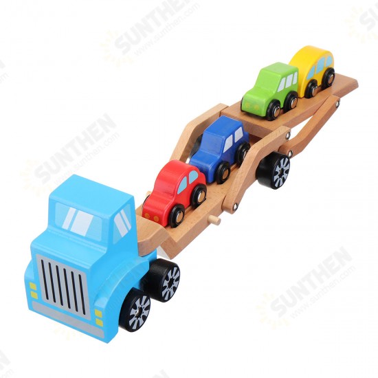 5 In 1 Truck Model Toy Environmental Wooden Car Load Vehicle Kid Developmental Toys from Xiaomi Ecosystem