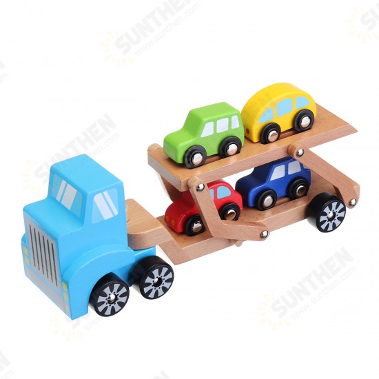 5 In 1 Truck Model Toy Environmental Wooden Car Load Vehicle Kid Developmental Toys from Xiaomi Ecosystem