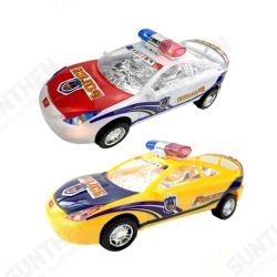 Children's Electric Alloy Simulation Po lice Car Diecast Model Toy with LED Light and Music Children's Electric Alloy Simulation Po lice Car Diecast Model Toy with LED Light and Music