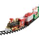 Electric Train Model Builidng Toys with Light Sounds Brick Block Toy Railway For Children Christmas Gifts