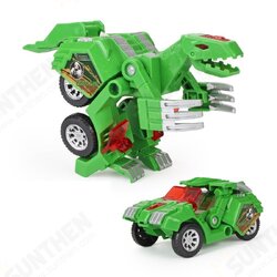 Electric Transformed Dinosaur Chariot Car Diecast Model Toy with LED Lights for Kids Gift Electric Transformed Dinosaur Chariot Car Diecast Model Toy with LED Lights for Kids Gift