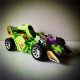 Electric Transforming T-Rex Dinosaur LED Car with Light Sound Diecast Model Toy